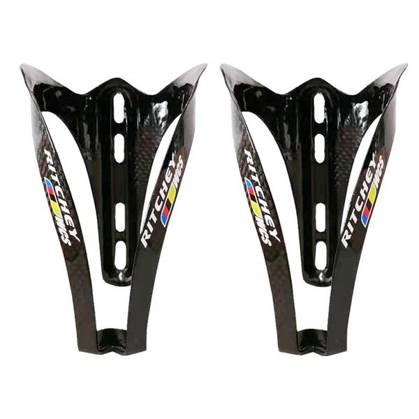 

2pcs carbon bottle cage road bike mountain 3k fibre bicycle cycling water holder bottles & cages