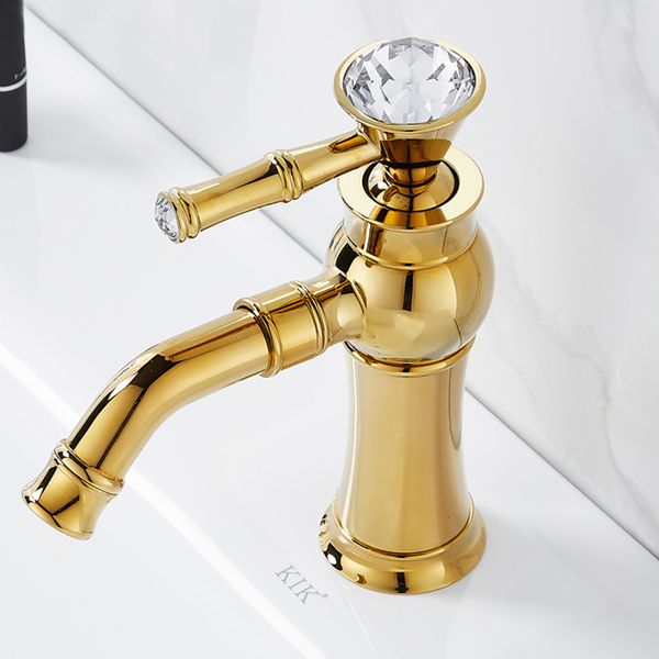 

bathroom sink faucets faucet gold basin brass water tap cold and golden finish luxury washbasin mixer deck mount single hole 9s26