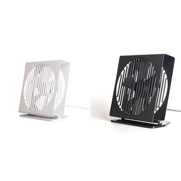 

electric fans 7 inch usb desk fan metal frame portable desktable dual motor driver for home office travel