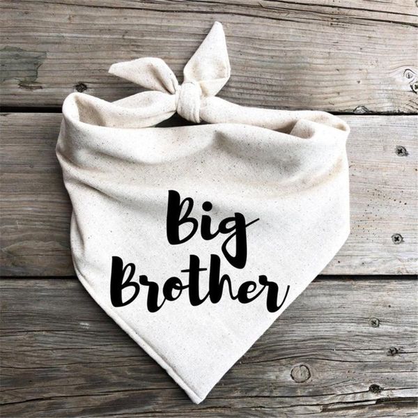 

dog apparel customize bandana big brother pregnancy announcement baby pos card sign fall christmas husband grandparents soon