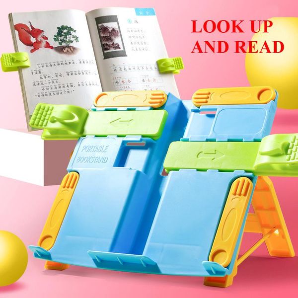 

storage bags book stand holder portable foldable bookends bookstand reading support for student children writing bracket office