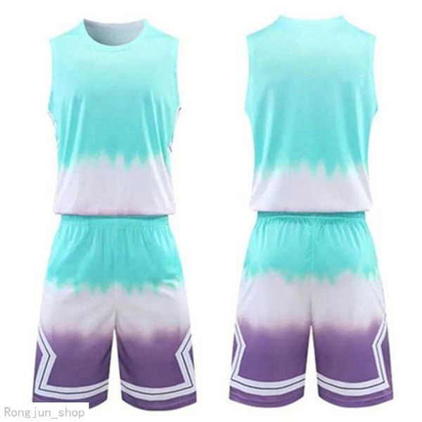 

2021 men team basketball jersey sets pantaloncini da basket sportswear running clothes white black red purple green 36 8006