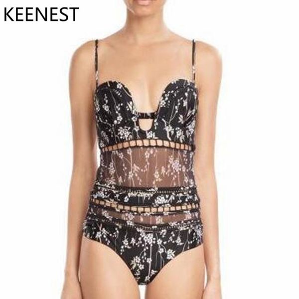 

one piece swimsuit 2021 lace patchwork swimwear bodysuit bathing suit monokini one-piece suits