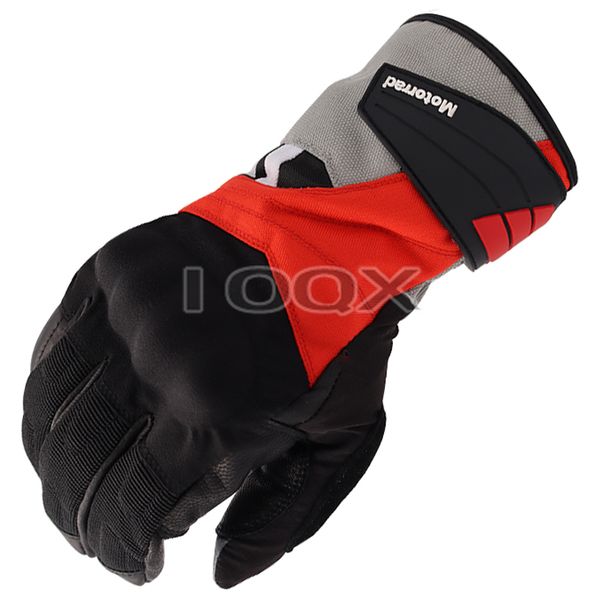 

motorbike gloves men's red motorcycle waterproof breathable travel enduro motorrad glove