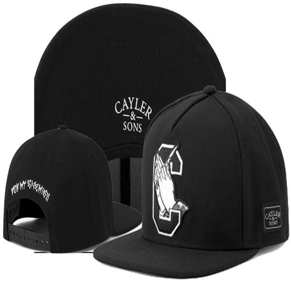 

c letter pray god casquette snapback hats hip hop men women embroidery baseball caps, Black;white