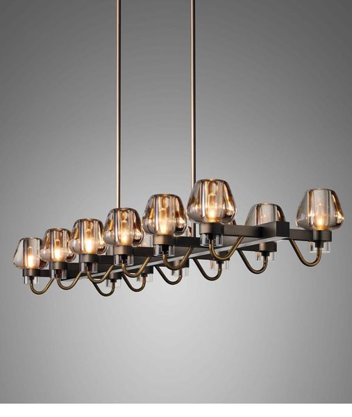 

pendant lamps all-copper post-modern light luxury dining room chandelier simple nordic design bar villa model lamp
