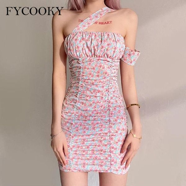 

casual dresses fashion floral halter party dress women korean design folds pink wrap female summer backless, Black;gray