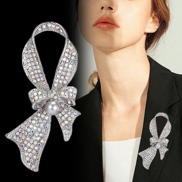 

pins, brooches fashion korean jewelry antique vintage butterfly crystal broches femininos, Gray