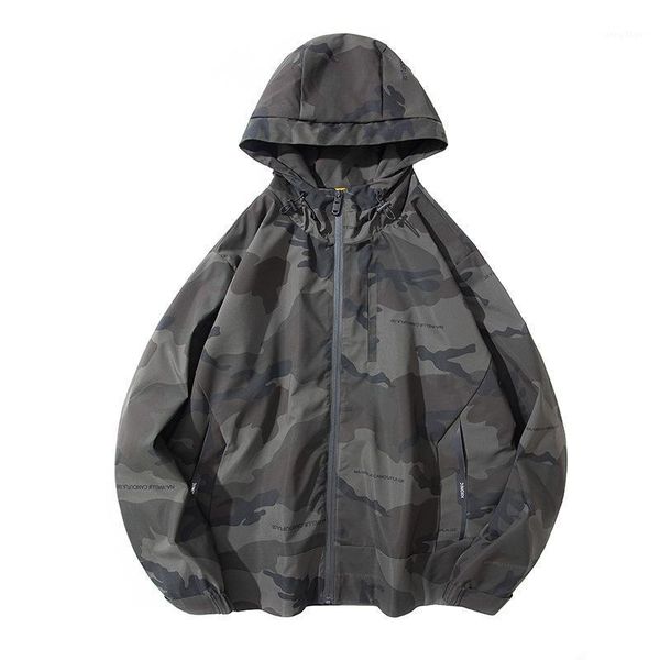

men's jackets jacket with hood casual camouflage men clothing windbreaker man outerwear & coats women spring and autumn, Black;brown