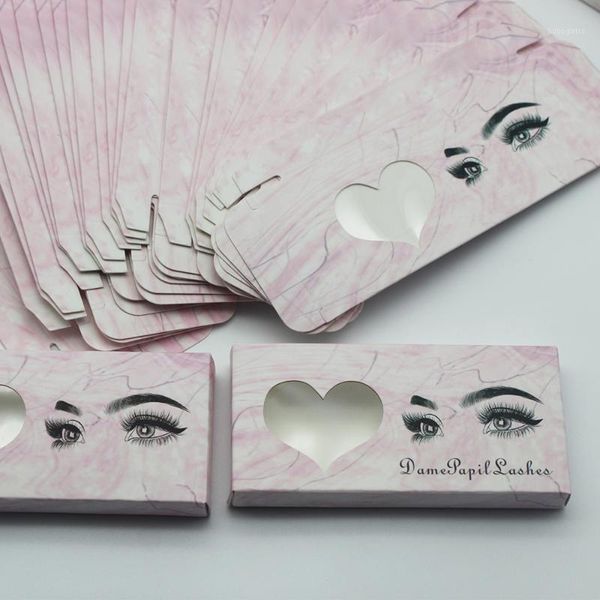 

damepapil custom lash boxes packaging wholesale 10/20/30/50/100 pieces rectangle paper your own logo eyelash box in bulk1