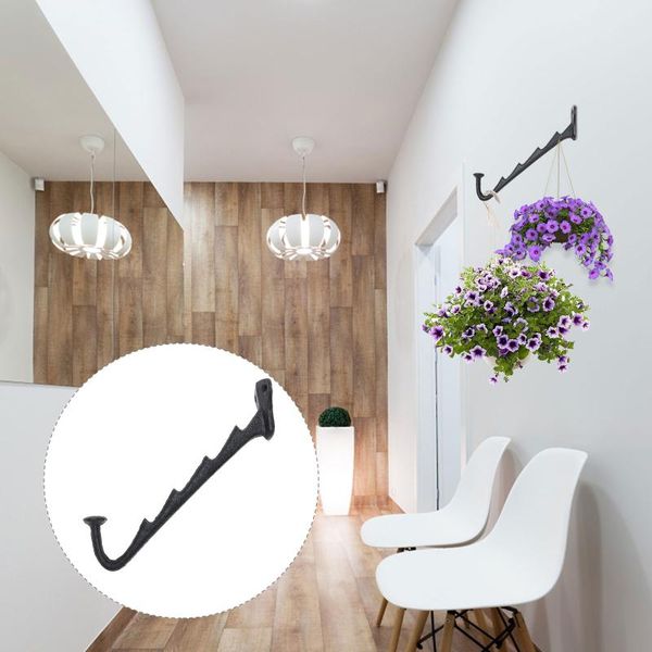 

hooks & rails 1pc flower pot hanging rack flowerpot hanger wall basket brackets
