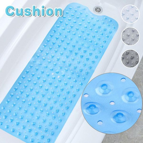 

4# bathroom mat el non-slip suction cup shower drop-resistant pvc bath mats seepage carpet