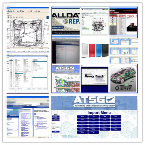 

2021 alldata auto repair software all data v10.53 mi-tchell 2015 vivid workshop 10.2 heavy truck and atsg 2017 in 1tb hdd usb 3.0 for cars &