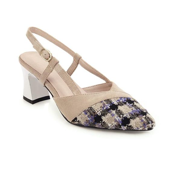 

oversized pointy fashion sandals high heels women shoes woman summer ladies, Black