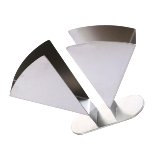 

toilet paper holders 1pc desknapkin stand sector shaped stainless steel serviette holder