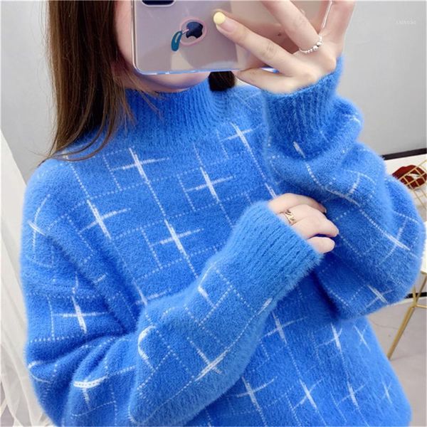 

sweater autumn winter women knitted long sleeved pullover slim-fit knit fashion casual temperament turtleneck women's sweaters, White;black