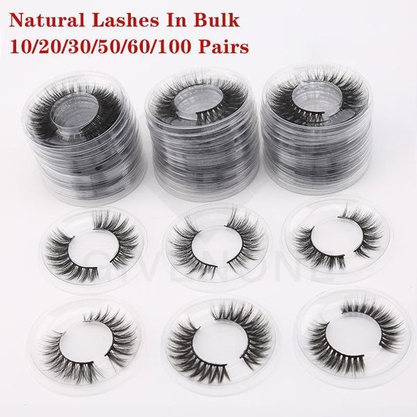 

3d mink lashes in bulk makeup thick natural false eyelashes wispy lash round cases custom logo1
