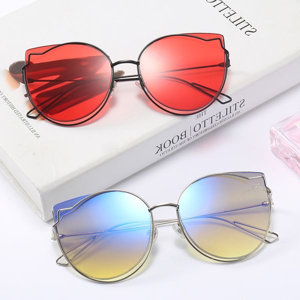 

vintage sunglass women fashion digner trending product stylish cool street decoration protect shad gift eyewear, White;black