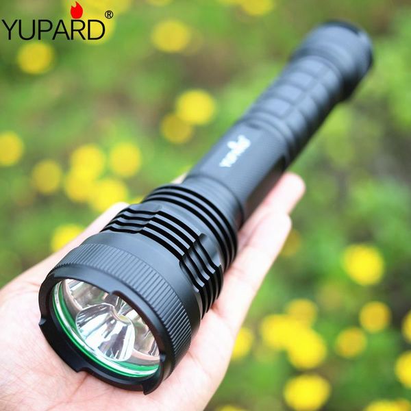 

flashlights torches yupard high power powerful led tactical ultra bright 3*xhp50 waterproof scout light torch hunting 5 modes