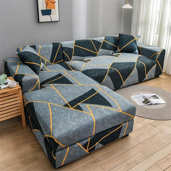 

chair covers elastic plaid sofa cover stretch sectional corner couch for living room 1/2/3/4 slipcover l-shaped need buy 2pieces
