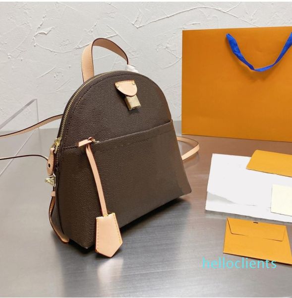 Luxurys Designer-Taschen-Handtasche, Damen-Rucksack aus echtem Leder, Schultasche, tragbar und Rucksäcke mit doppeltem Verwendungszweck, Top-Qualität, 23 Stück