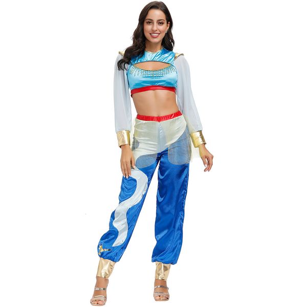 

m-xl xibeimeng plays aladdin magic lamp jasmine princess suit costume, Black;red