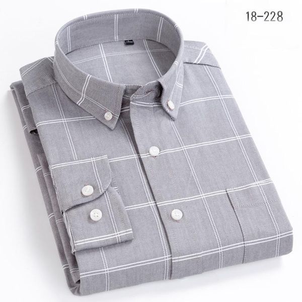 

men's 100% cotton long sleeves shirt big plaid turn-down button collar stripes casual shirts plus size s-8xl, White;black