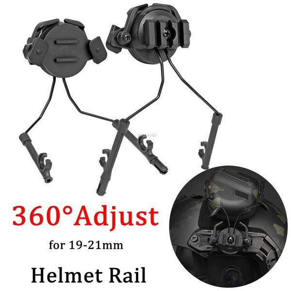 

cycling helmets tactical helmet accessories headset holder rail adapter set army suspension bracket for fast