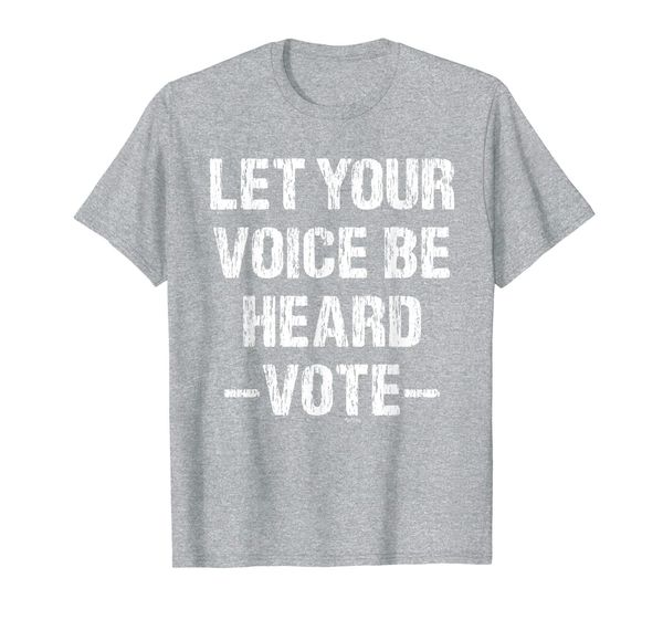 

vintage let your voice be election 2018 vote democrat 2018, White;black