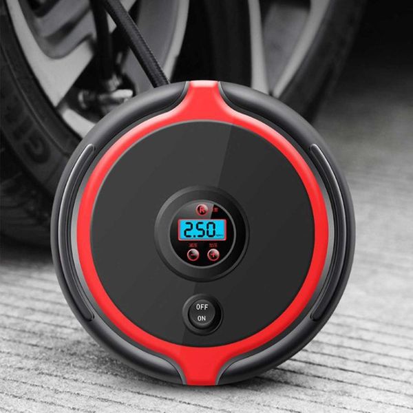 

inflatable pump electric car air digital display portable mini tire inflator vehicle compressor automotive motorcycle bicycle tires
