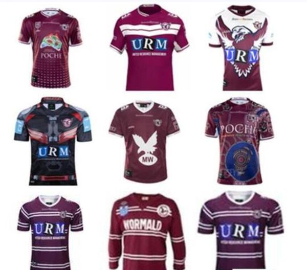 

2021 manly warringah sea eagles 20 21 indigenous super rugby jersey australia nrl league retro quality, Black;gray