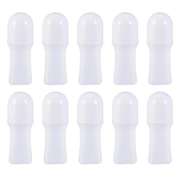 

storage bottles & jars 10pcs 50ml refillable roller essential oils containers