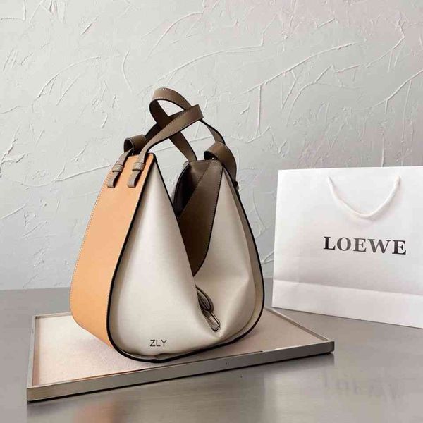 

bag female autumn and winter 2021 fashionable new splicing hammock versatile portable large capacity shoulder wing zly bags