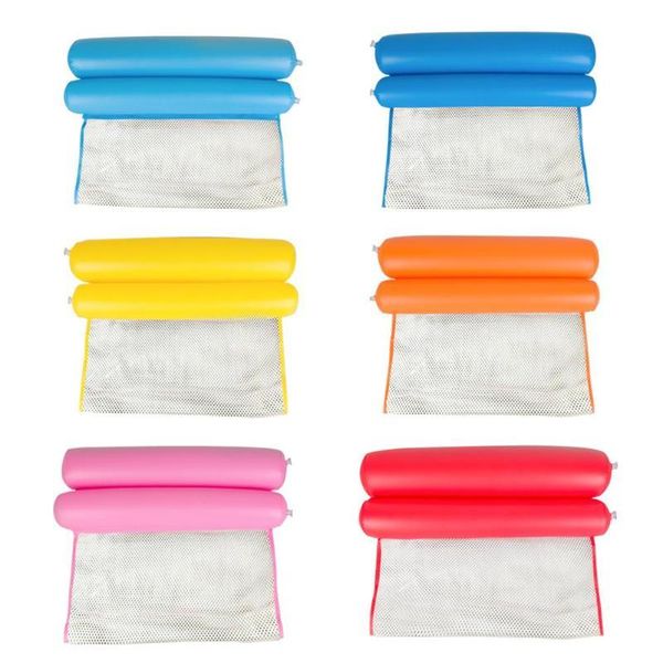 

foldable air mattress summer water hammock swimming pool inflatable mat toys rafts floating bed for floats & tubes
