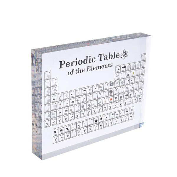 

novelty items acrylic periodic table display board kids teaching school day home decor chart