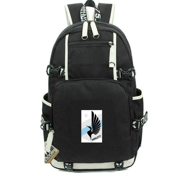 

backpack mnu minnesota united fc daypack the loons schoolbag football club rucksack satchel school bag computer day pack