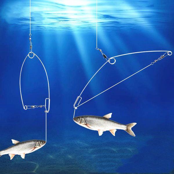 

fishing hooks automatic spring hook stainless steel lazy artifact universal full speed all the water supplies