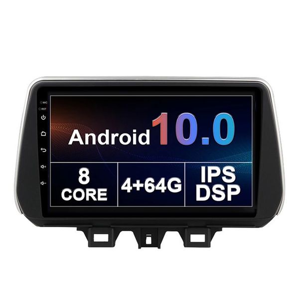 Lettore Dvd per auto per Hyundai TUCSON 2018-2019 con 4G GPS Radio Stereo Controllo del volante USB Can Bus 10 pollici HD