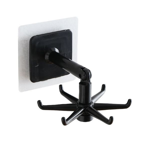 

6-claw rotating bearing hook kitchen gadgets accessories bathroom hook wall mounted 360. wholesale