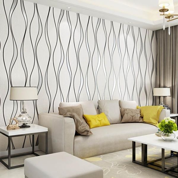 

wallpapers 10m x 0.53m modern minimalist non-woven wallpaper for bedroom living room office kitchen wall papers home decor w