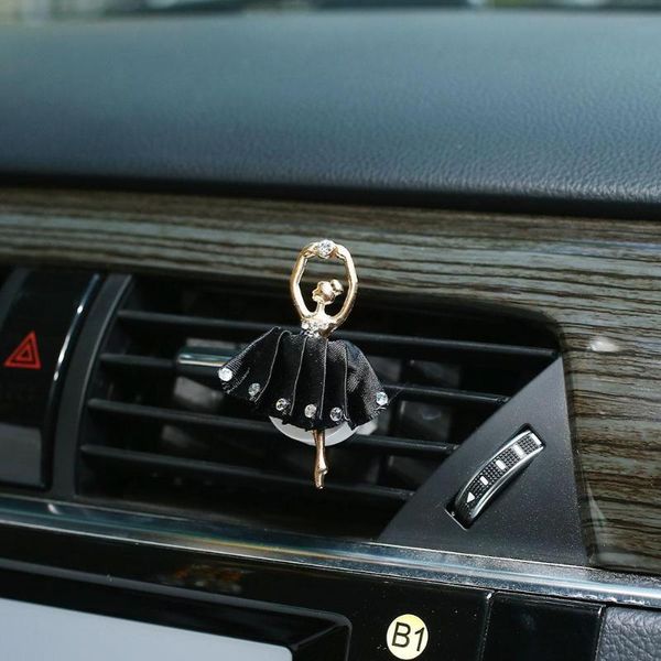 

car air freshener multicolor dancing girl perfume base clip premium universal styling interior fragrance
