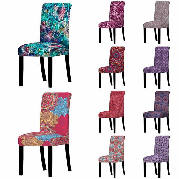 

chair covers bohemian cover modern kitchen elastic slipcover decoration covering office banquet