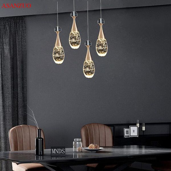 

pendant lamps fashionable perfume bottle crystal lights modern restaurant bar hanging lamp el bedroom bedside