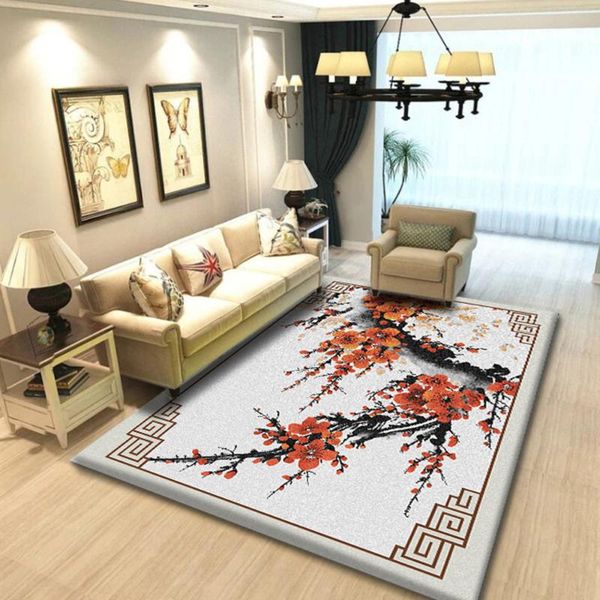 

chinese-style abstract geometry floor carpets rug modern for living room non-slip antifouling carpet bedroom parlor