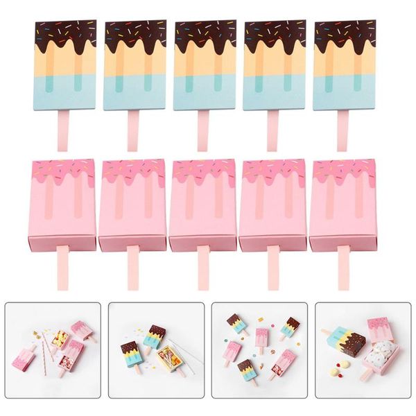 

gift wrap 20pcs creative cases ice cream shaped candy boxes stylish storage