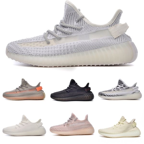 

gnxs2 kanyewest bred reflective oreo men's running shoes 350 350 static earth cream white beluga yecheil cinder zebra sports black mens