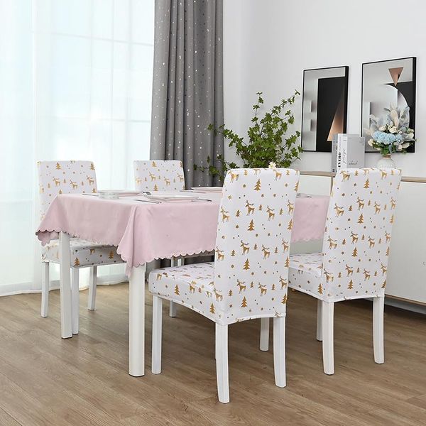 

chair covers 1/2/4/6 pieces of universal cover, removable and washable elastic home party el