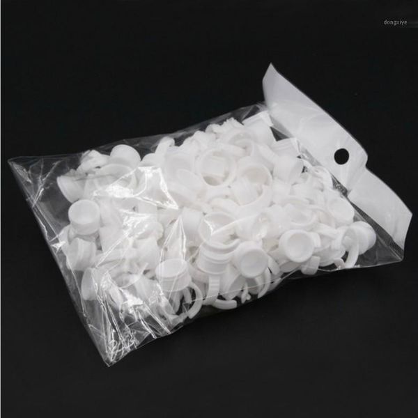 

wholesale- 100 pieces/lot semi-permanent eyebrow and lip munsu beauty makeup accessories pigment ring cup small tattoo ink rings1