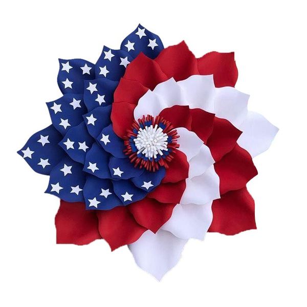 

decorative flowers & wreaths patriotic wreath for front door, fourth of julys and veterans day decor qw