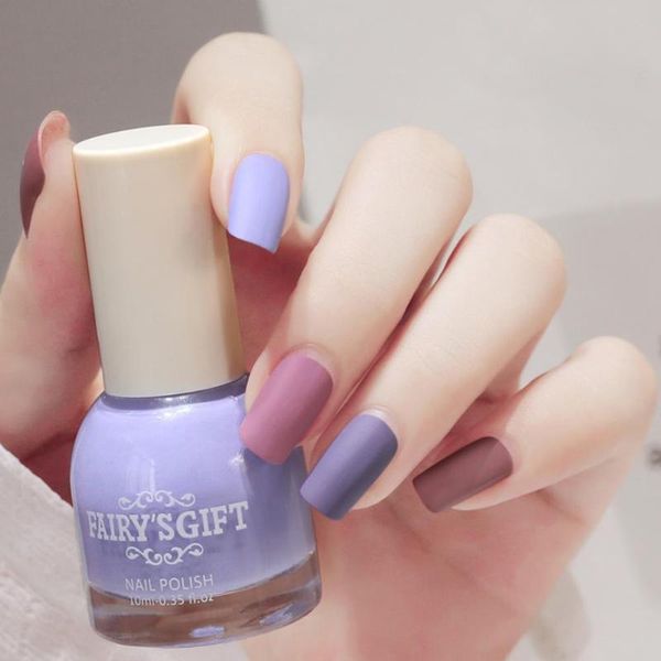 

nail polish 10ml matte water-proof dry quickly resin smooth touch for beauty gel primer nude-color serie